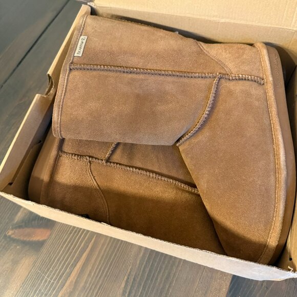 Bearpaw Women's Eva Short Hickory Winter Boots Size 10 Brown Beige - Picture 10 of 10